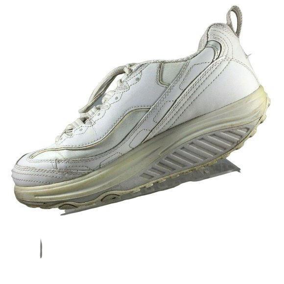 Skechers Shape Ups Shoes Womens 6.5 White Lace UK 3.5 EU 36.5 Walking Tone 11800 - Picture 9 of 12